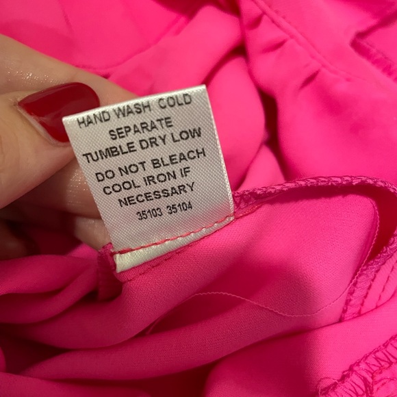 Pink Romper with Ruffle Accent - Picture 7 of 8